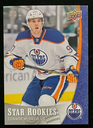 2015 Upper Deck Connor McDavid Star Rookies #1 front